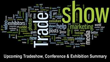 Upcoming Tradeshow, Conference & Exhibition Summary - May & June 2016